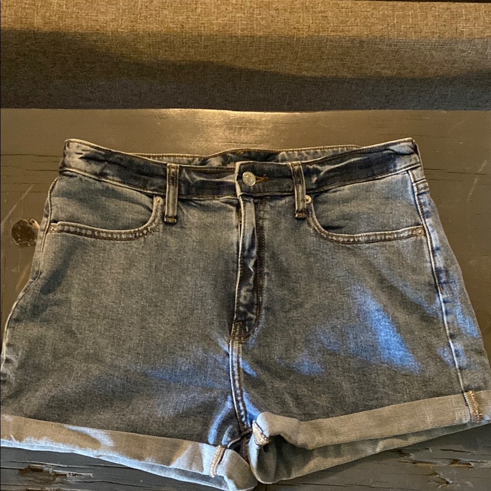 Wild Fable Blue Jean Shorts with Cuffed Hems